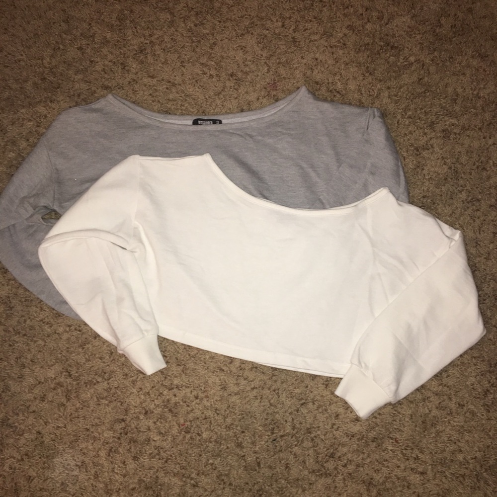 Cropped sweatshirt bundle - size 4